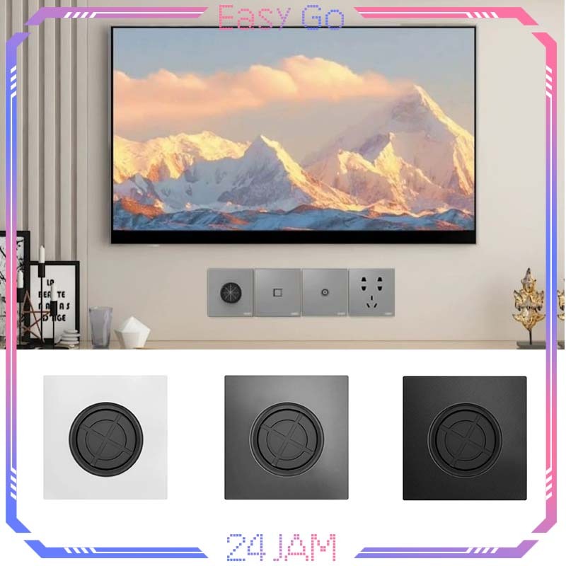 Tutup Lubang Kabel Dinding 2pcs Penutup Lubang Kabel Dinding Universal Soket Kabel Socket Blank Pane