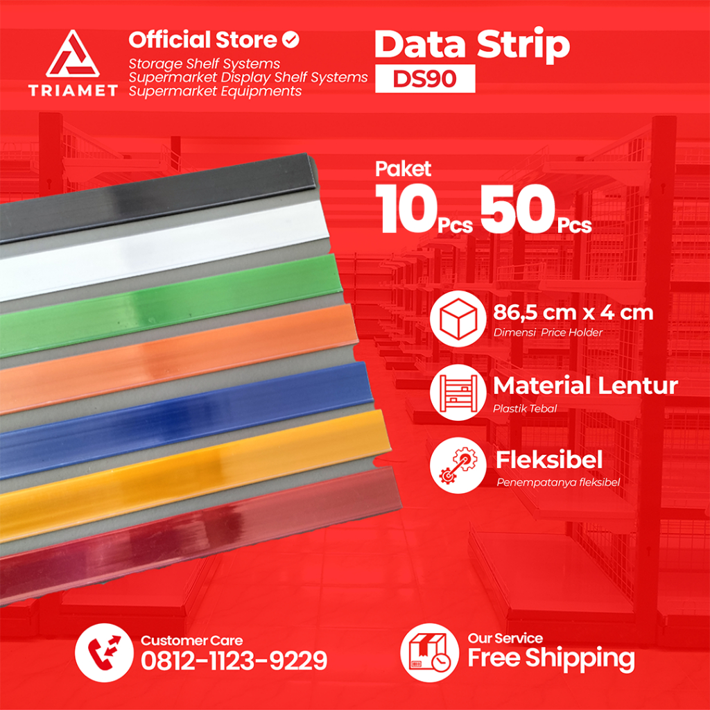 

Price Tag / Data Strip / Mika Harga / Label Harga Indomaret - 865 mm