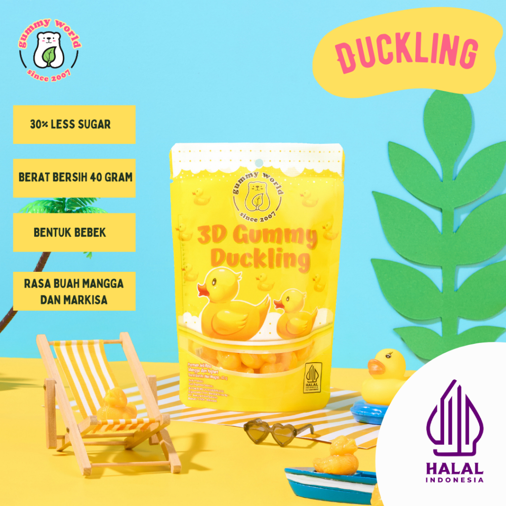 

Bites 3D Gummy – Permen Gummy 3D Duckling