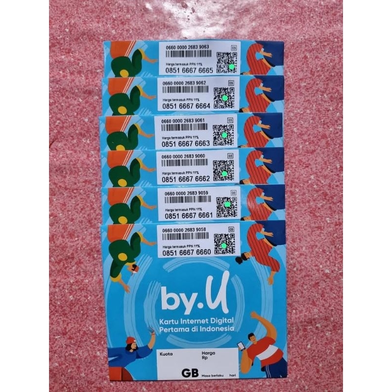 nomor cantik telkomsel byU AAAX AAAX