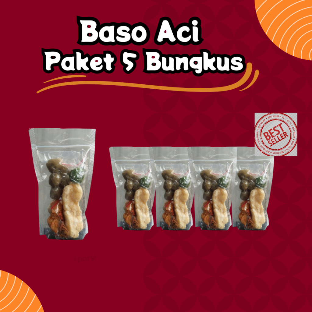 

Baso Aci Makanan Instan Murah HALAL isi 5pcs