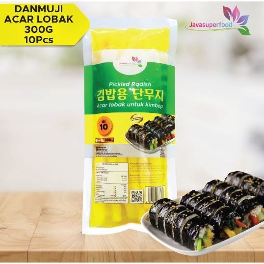 

DANMUJI PANJANG KIMBAB ACAR LOBAK KUNING ISI 10POTONG 300Gr