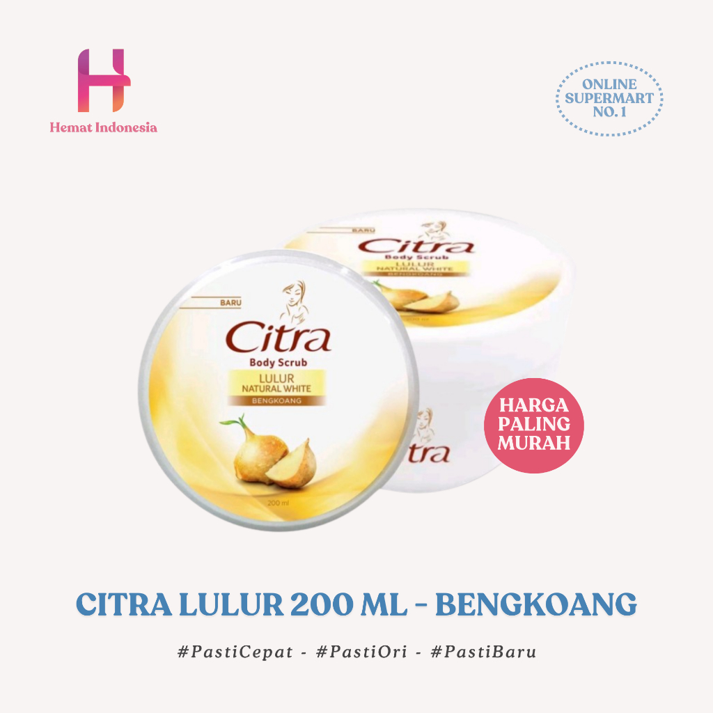 CITRA LULUR BENGKOANG CITRA BODY SCRUB 200 ML