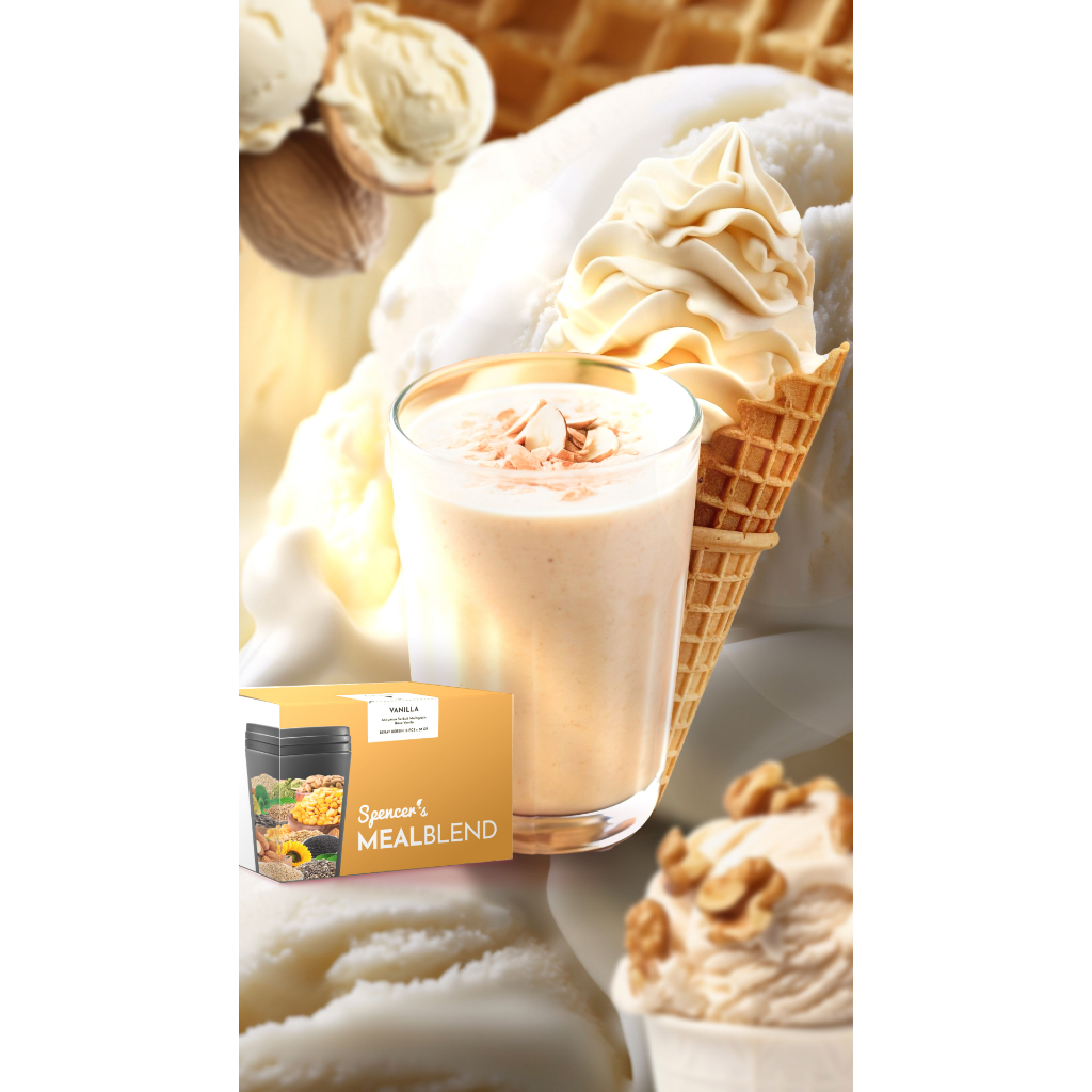 

Spencer’s MealBlend - Vanilla Ice Cream - Complete Nutrition Meal Lengkapi Nutrisi Harian Alami