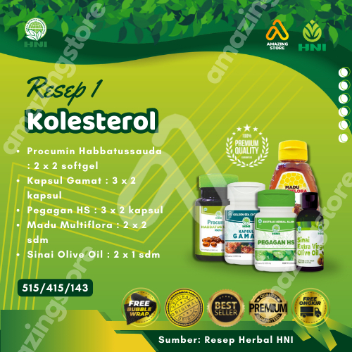 Resep Kolesterol HNI HPAI – Herbal Aman Turunkan Kolesterol Secara Alami