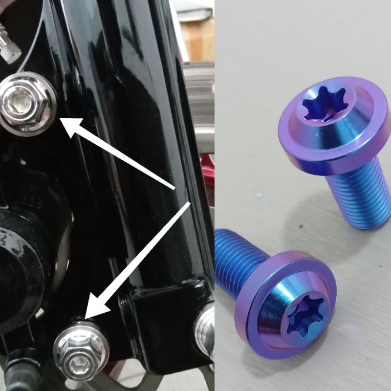 BAUT KALIPER REM DEPAN MIO SMILE TITANIUM GR5 ORIGINAL VIETNAM