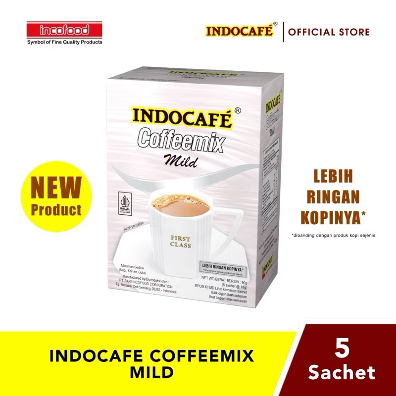 

Indocafe Coffeemix Mild (5 sachet)