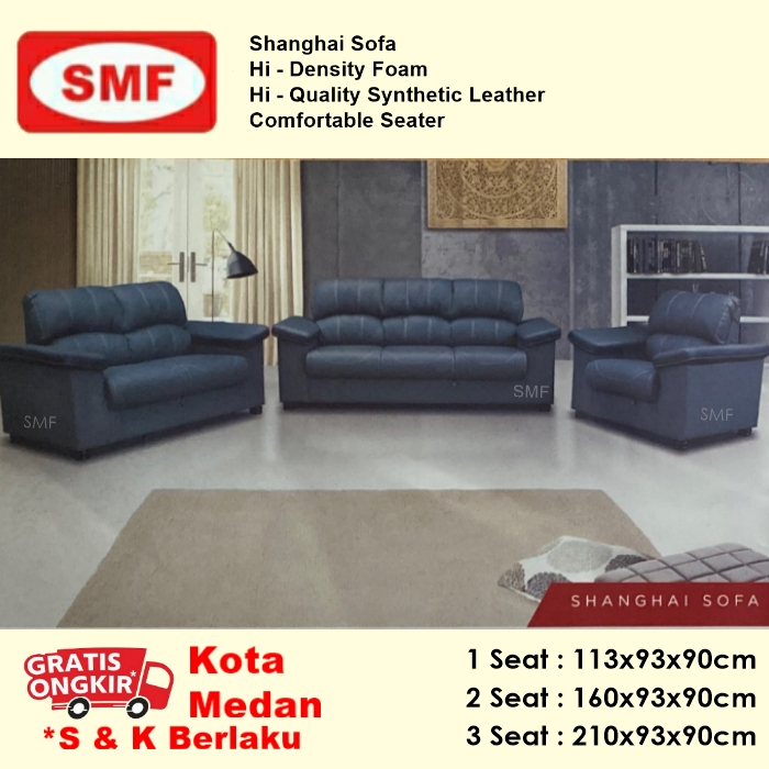 SOFA SET 3.2.1 - SOFA SANTAI - SOFA TAMU - SHANGHAI - SOFA RUANG TAMU