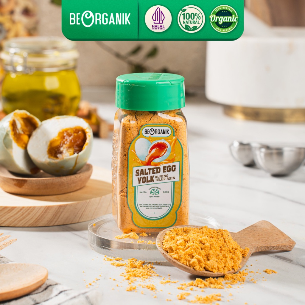 

Beorganik Salted Egg Yolk Powder / Bubuk Kuning Telur Asin