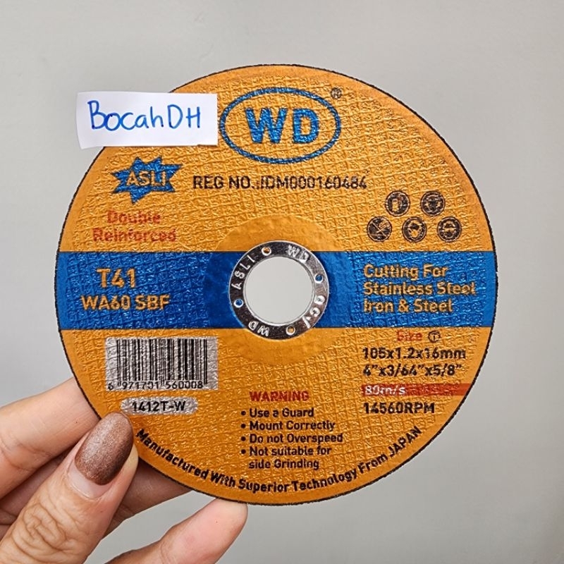 BATU POTONG BESI GERINDA WD 4X1,2