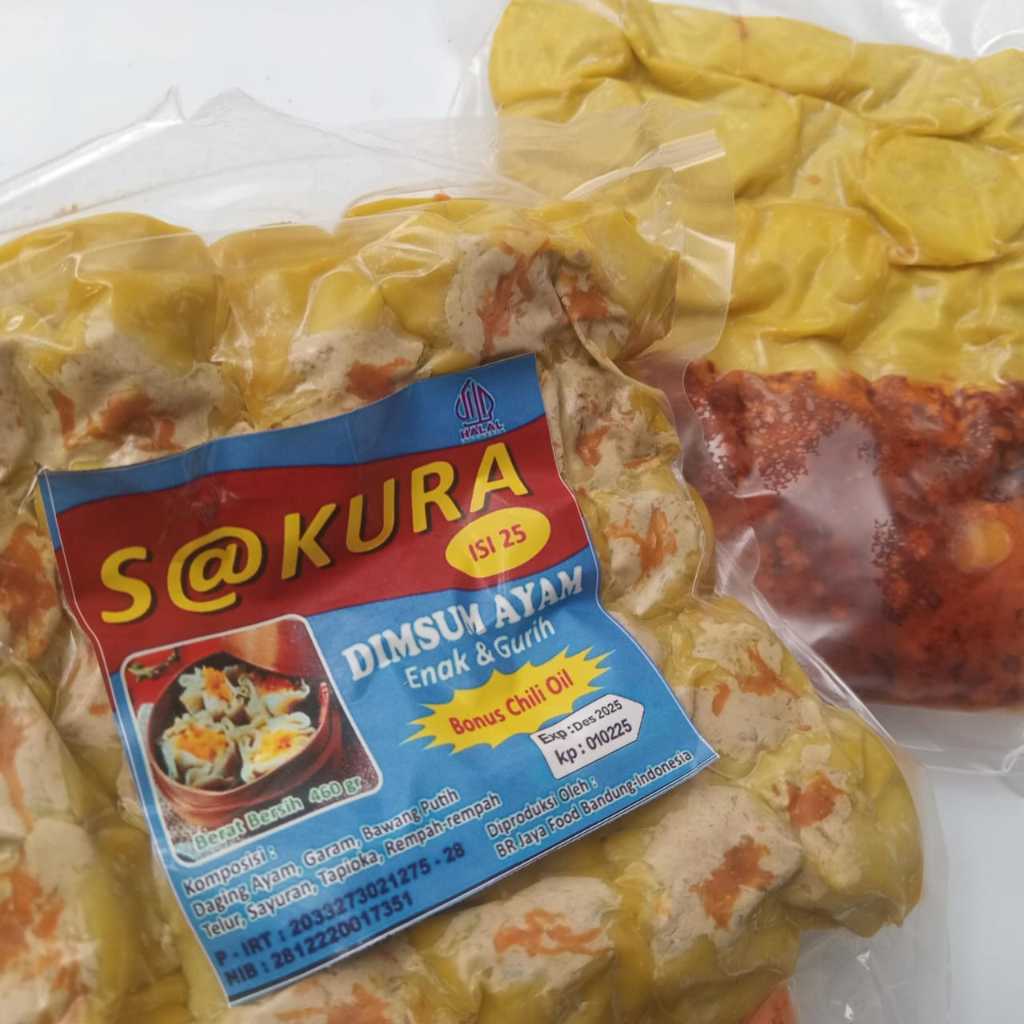 

Dimsum Ayam Sakura Enak Gurih dengan Chili Oil