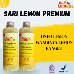 

OneD Lemon Paket 2 Botol 250ml Pure Lemon Juice Fresh 100% Alami