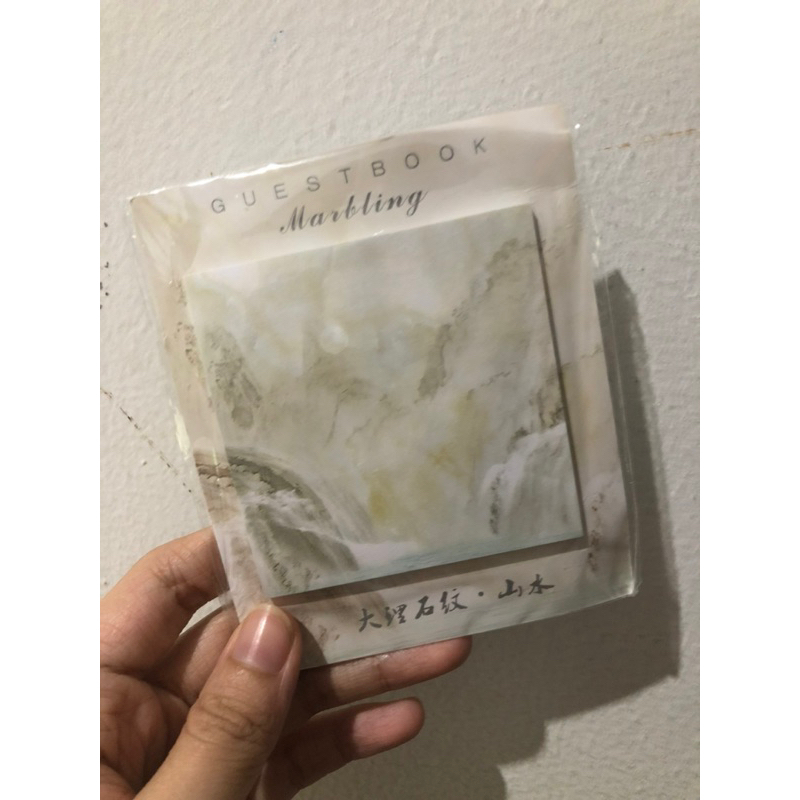 

Sticky Notes Motif Marble | Memo persegi motif marmer