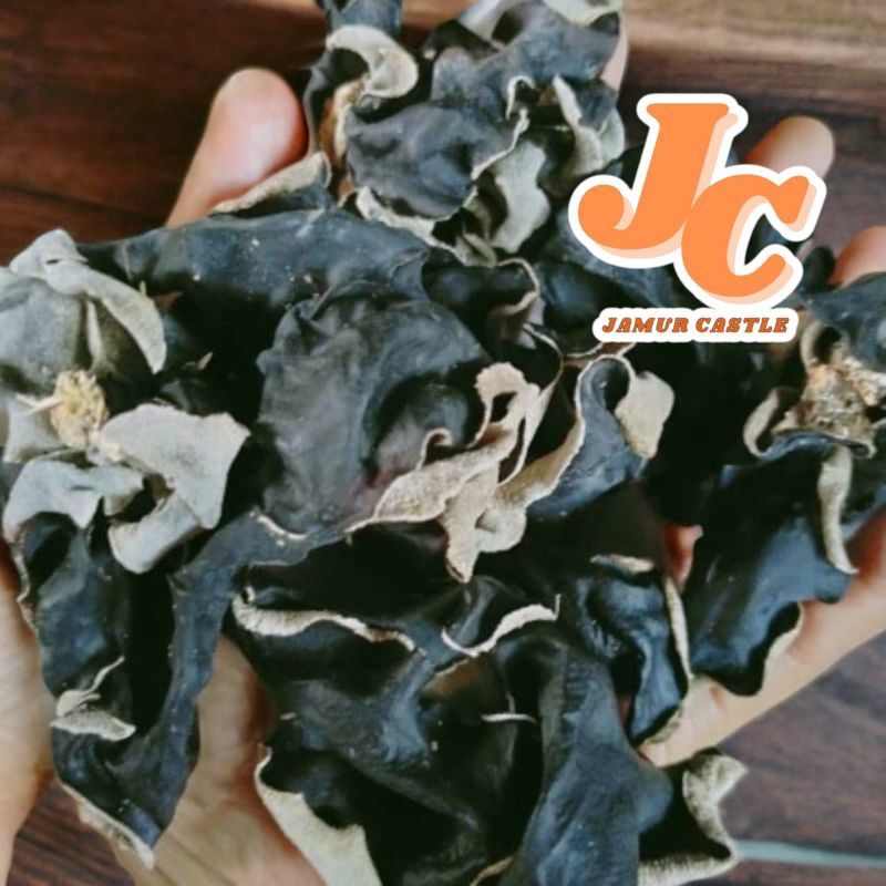 

JAMUR KUPING KERING BERAT 500GR GRADE A