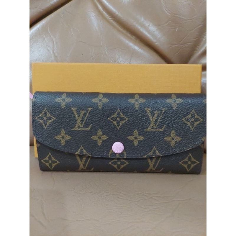 LOUIS VUITTON EMILIE MONOGRAM WALLET ROSE BALLERINA 2021