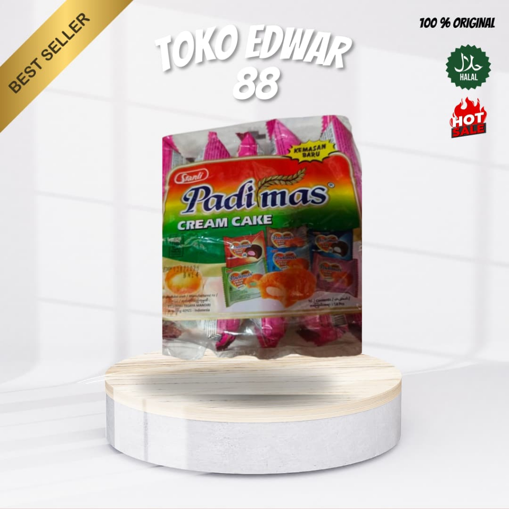

PADIMAS CREAM CAKE CEMILAN 1 PAK ISI 10 PCS