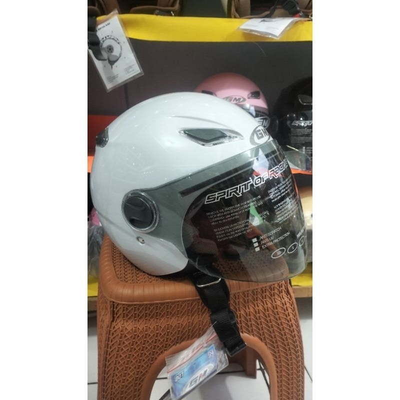 helm wanita helm hijab GM venus white