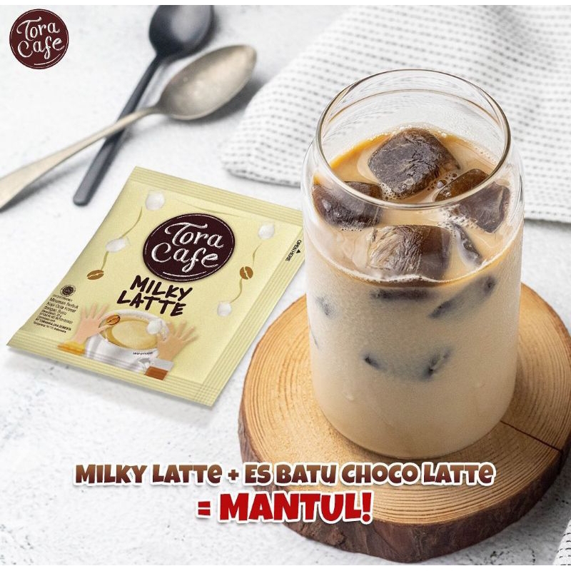 

tora cafe milky latte 22gr isi 10 sachet