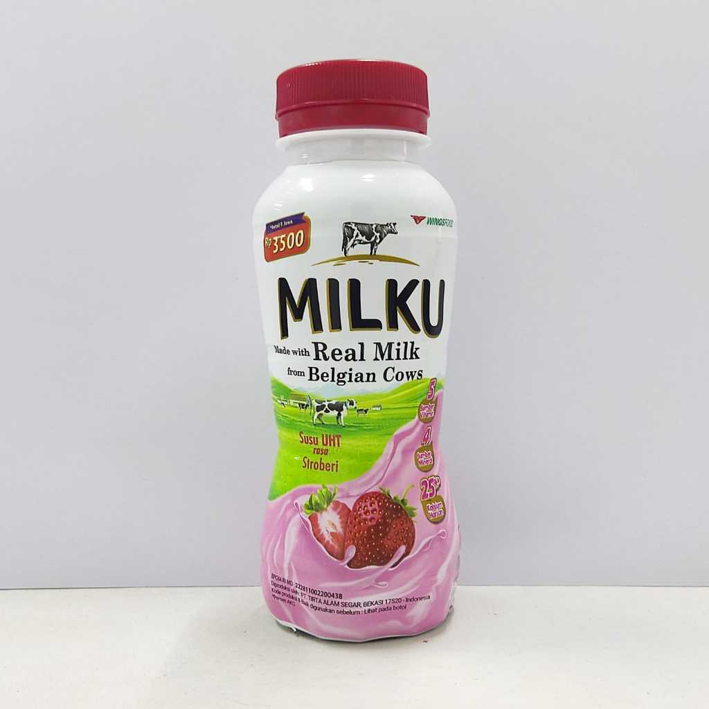 

MILKU SUSU UHT STROBERI 200ML