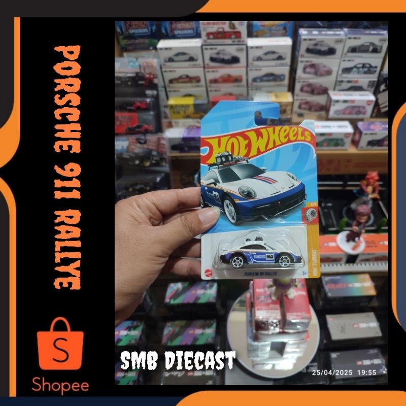 HOT WHEELS PORSCHE 911 RALLYE PUTIH BIRU