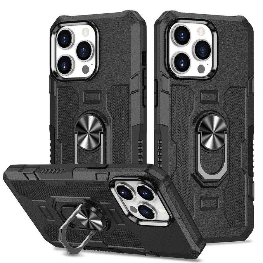 CASE HP UNTUK IPHONE 12 IPHONE 12 PRO IPHONE 12 PRO MAX CASING RING HIT STANDING BACK KLIP