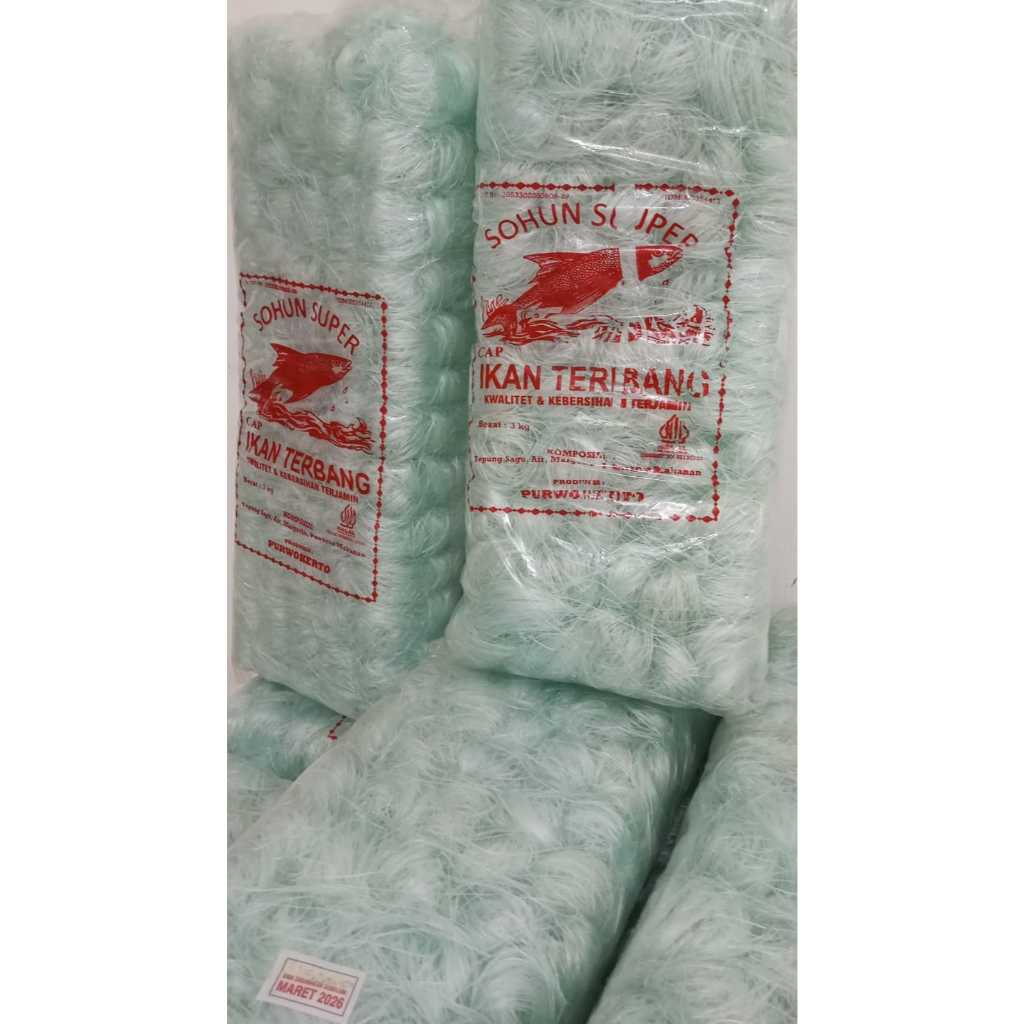

SOHUN SUPER CAP IKAN TERBANG 1 BALL ISI 3KG BERKUALITAS DAN HALAL