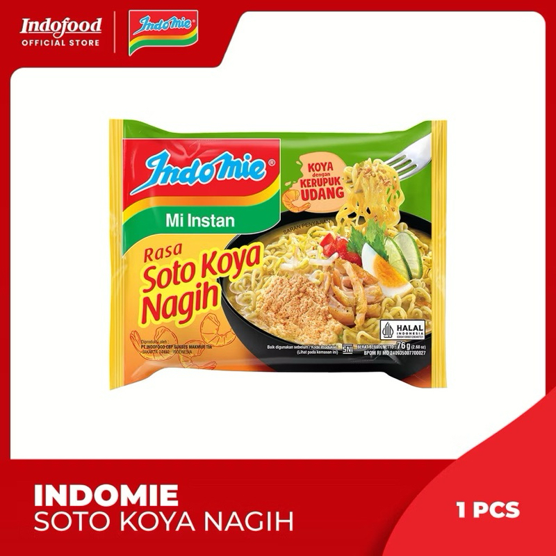 

MI KUAH INSTAN INDOMIE SOTO KOYA NAGIH