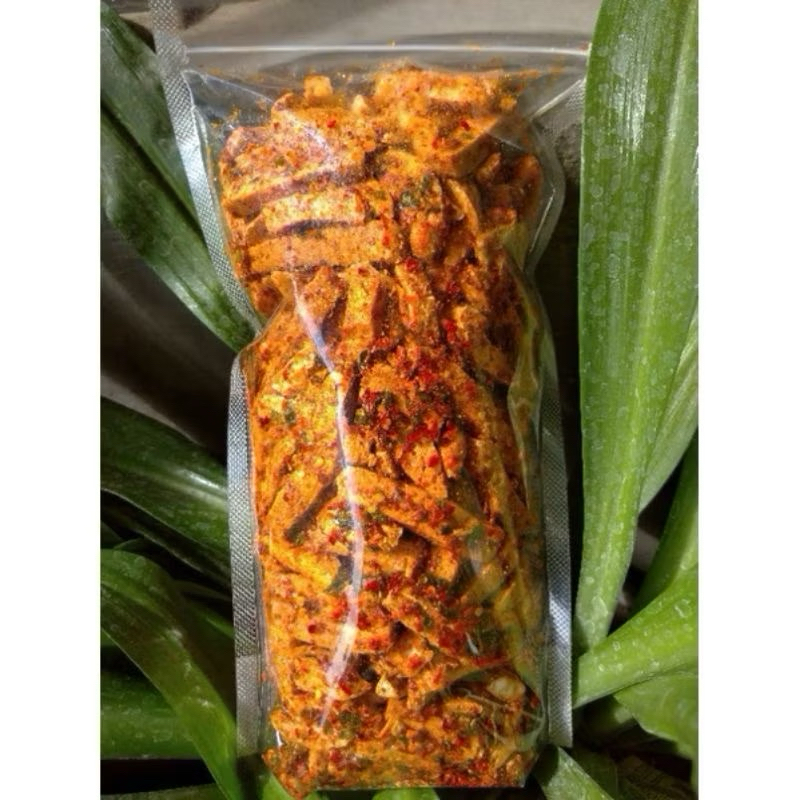 

AK basreng pedas daun jeruk isi 100gram super enak / Basreng Stik isi 100 gram Bumbu Kering Ekstra Pedas Daun Jeruk