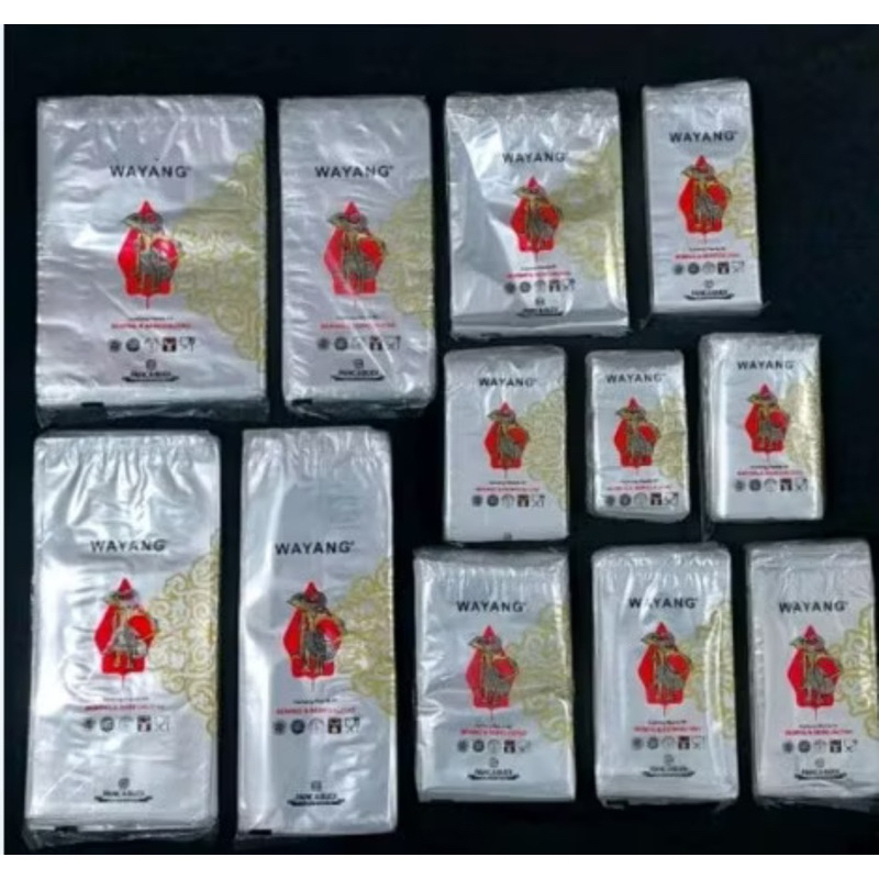 

Plastik Bening Pp Wayang 1 Bungkus Transparan,Tersedia Banyak Ukuran
