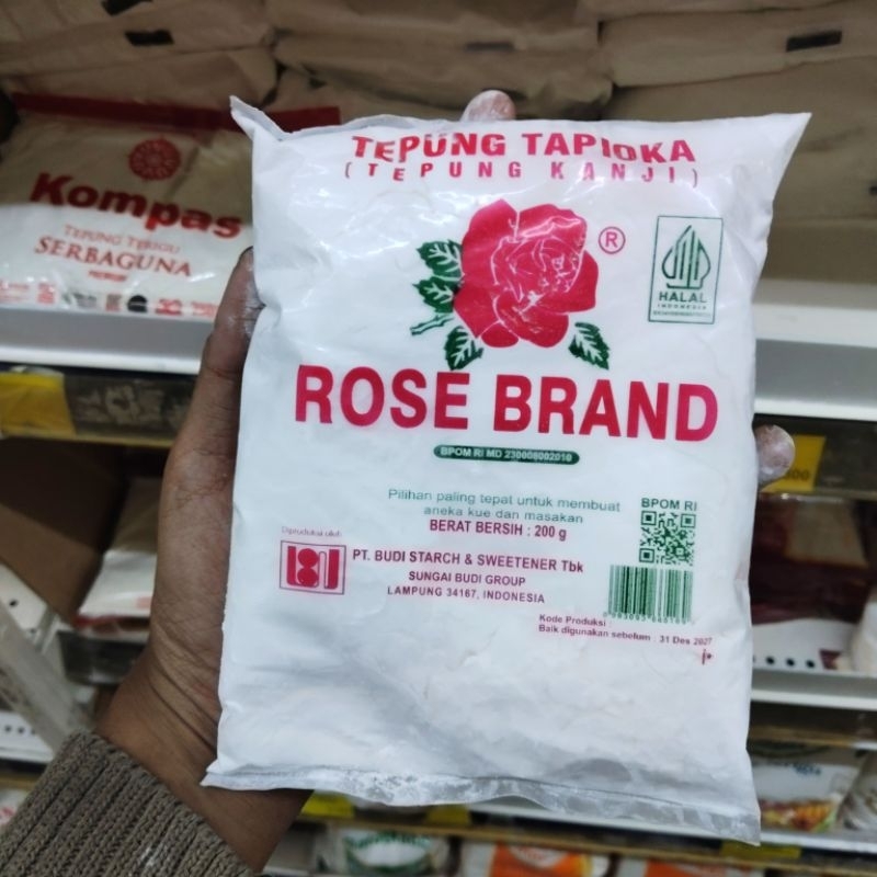 

Tepung Tapioka ROSE BRAND 200gr