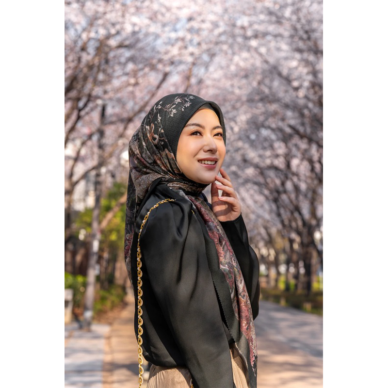 Hijab ButtonScraves ORI - Seoul Espresso