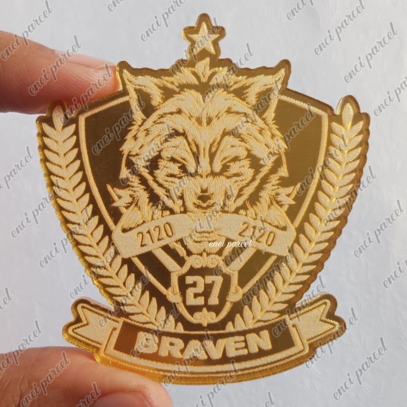 logo braven pk 27 simbol bintara army twenty seven lambang prajurit karier TNI AD tentara angkatan d