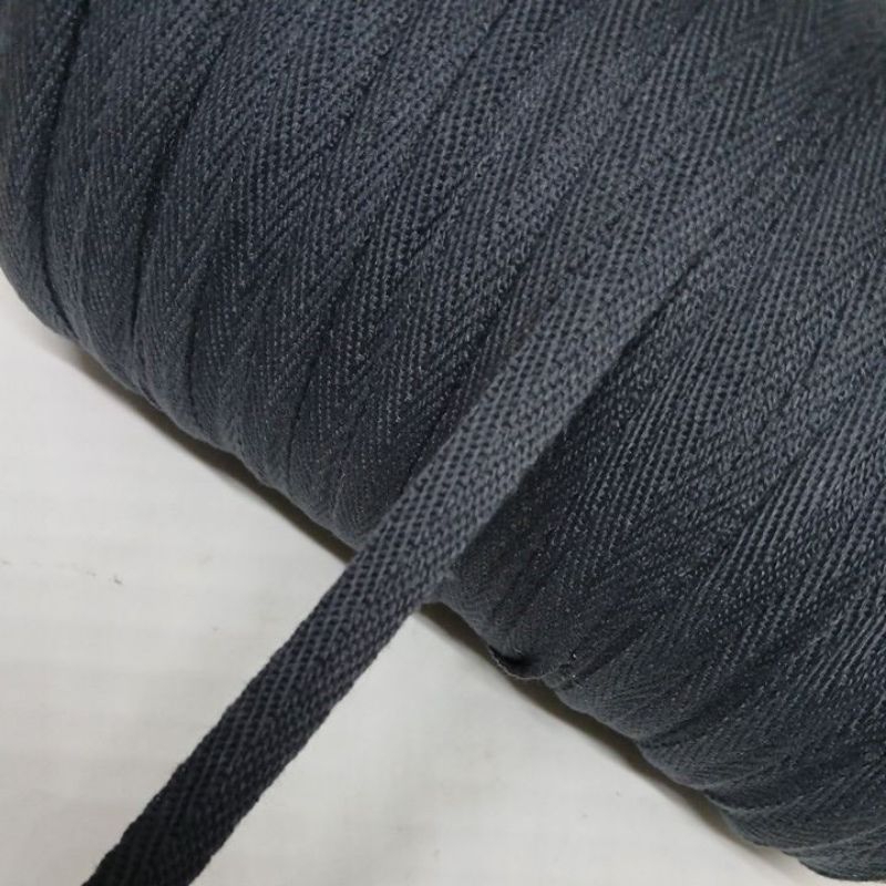 

pita katun abu tua 1 cm.per meter