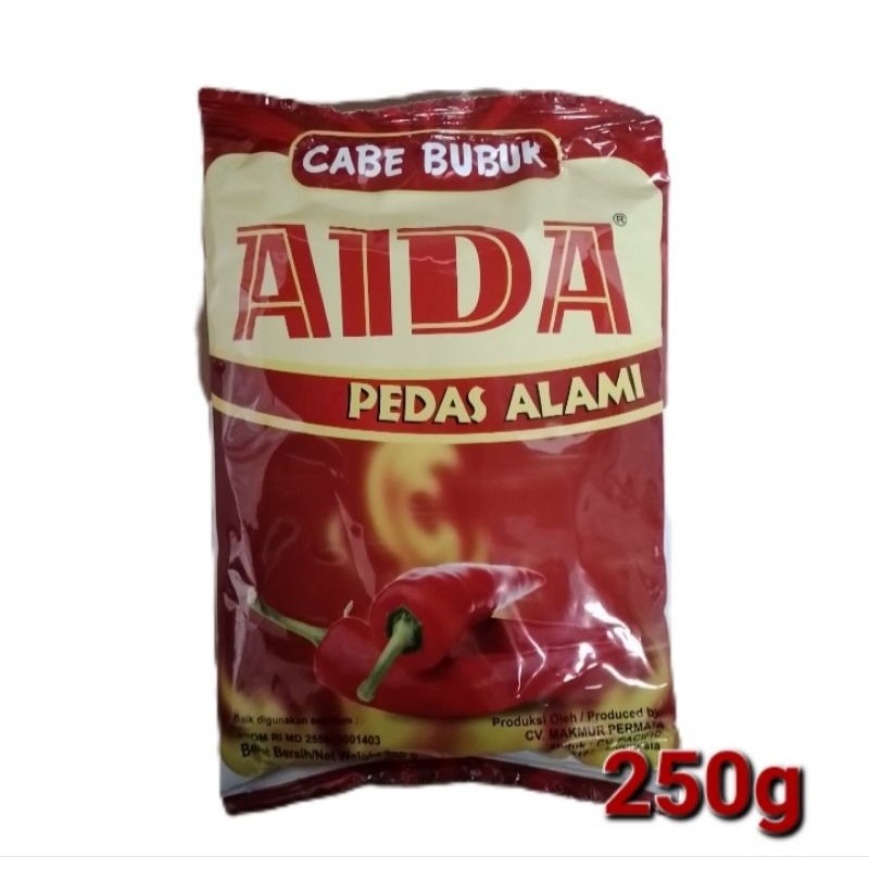 

Bumbu tabur cabe bubuk aida 250g