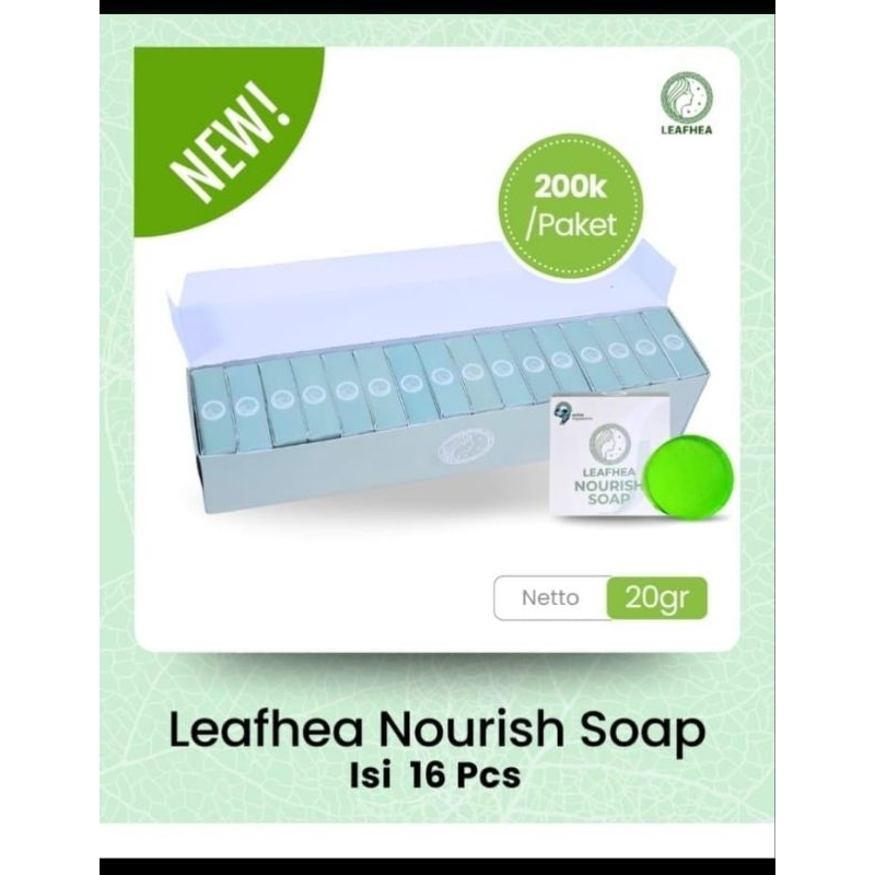 Sabun leafhea 1 paket isi 16