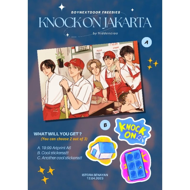 CHECK OUT FREEBIES KNOCK ON JKT