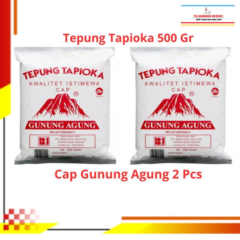 

[PAKET HEMAT ISI 2] Tepung Tapioka kwalitet Istimewa Cap Gunung Agung PROMO MURAH