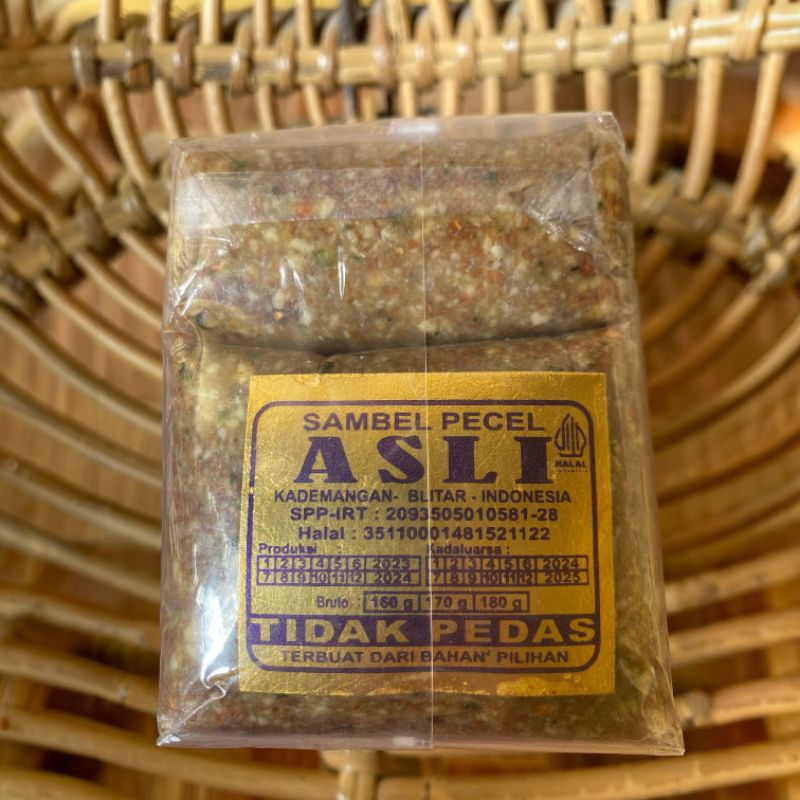 

Cahayadstore Sambel Pecel Asli Blitar 162 Gram - , Praktis & Tahan Lama