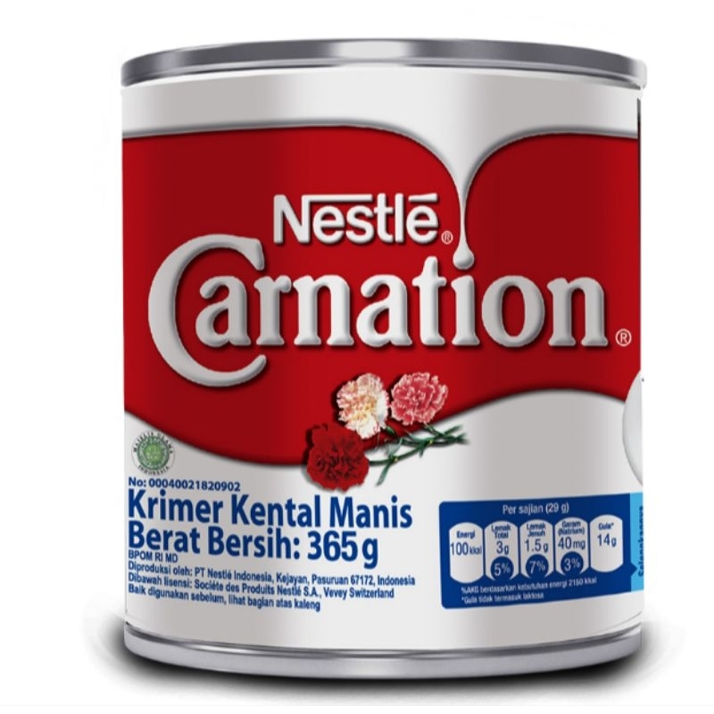 

Carnation Krimer Kental Manis kaleng 365 ml