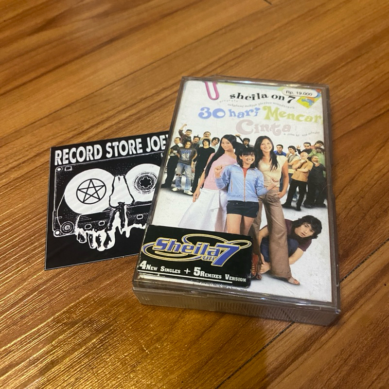 kaset sheila on 7 - 30 hari mencari cinta ( like new )