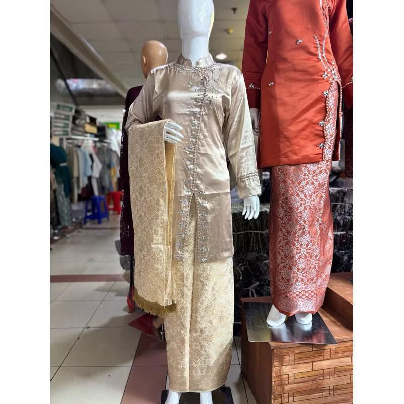 Set Baju Kurung Dch kebaya| Baju kurung belah tengah| Set Baju Kurung mix songket| Set baju kurung j