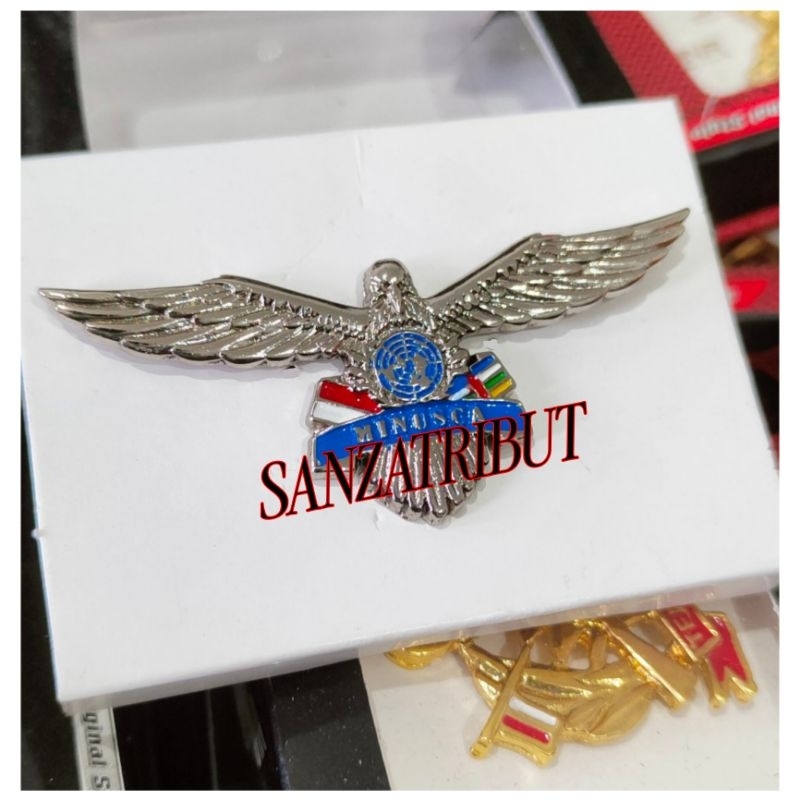 Pin Minusca Brevet Wing Minusca Terbaru