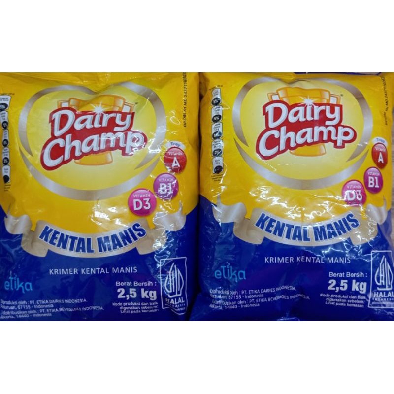 

Susu Kental Manis Dairy Champ 2,5Kg