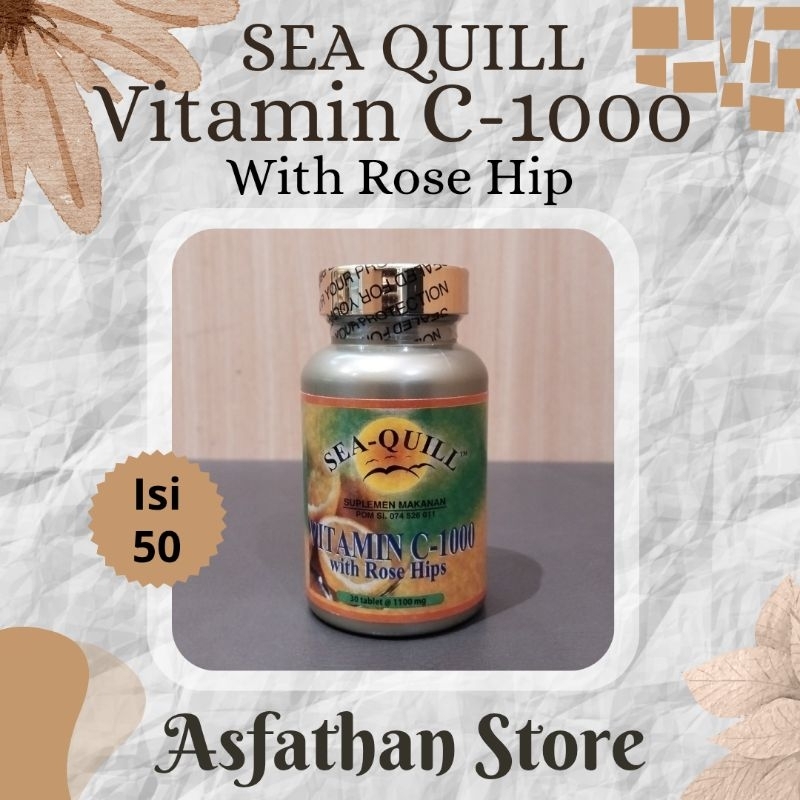 SEA QUILL VITAMIN C 1000 with Rose Hips - 50 Tablet