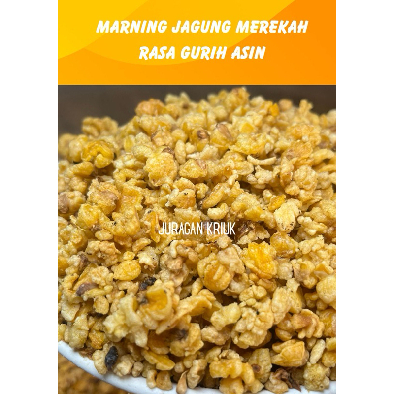 

100gram marning jagung merekah kriuk renyah gurih