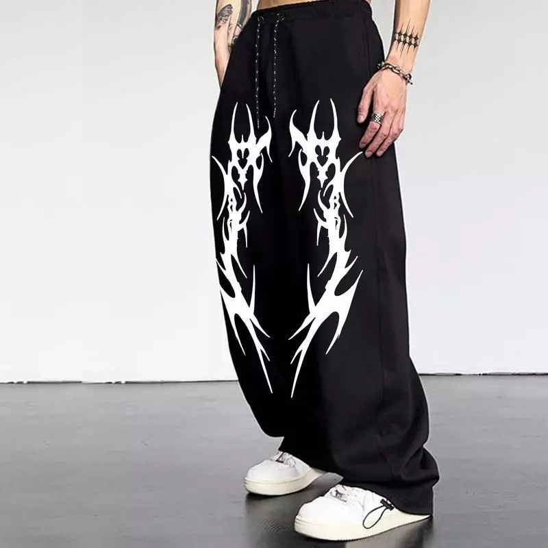 CURAVTURE BAGGY PANTS UNISEX BAHAN ADEM DAN LEMBUT - CELANA FLEECE PRIA & WANITA