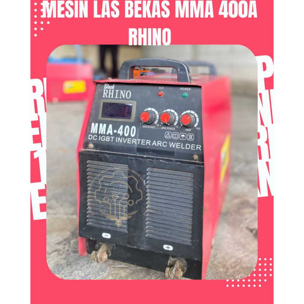 MESIN LAS BEKAS MMA 400A RHINO MESIN LAS RHINO BEKAS SMAW 400 AMPERE TRAVO LAS LISTRIK STIK 3 PHASE