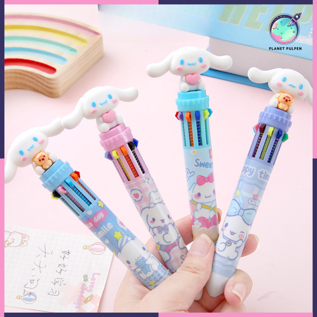 

Pulpen Cinnamoroll Lucu Pena Karakter 10 Warna Warni 0.5mm Sanrio Edition