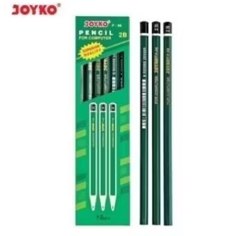 

pensil komputer 2B joyko p_88 jijau satuan