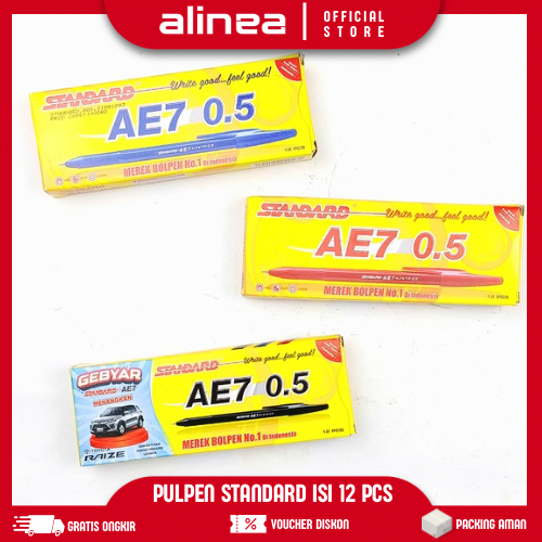 

[12 pcs] Pulpen murah 1 Lusin Standard